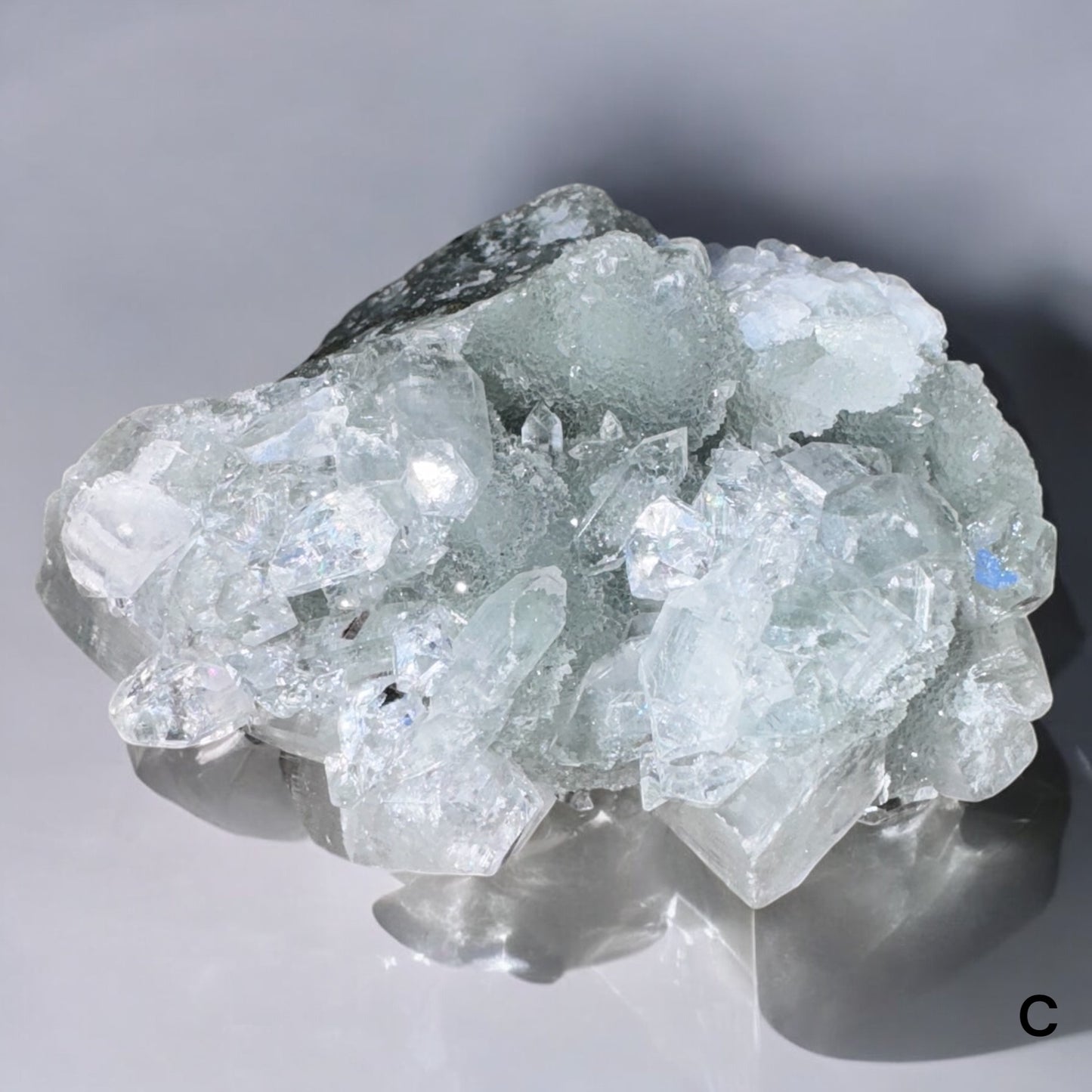 Rare Apophyllite Cluster – AAA Quality High Vibrational Crystal