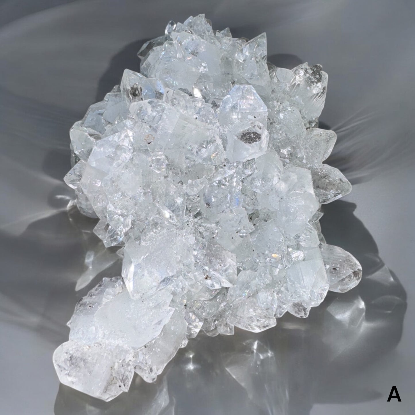Rare Apophyllite Cluster – AAA Quality High Vibrational Crystal