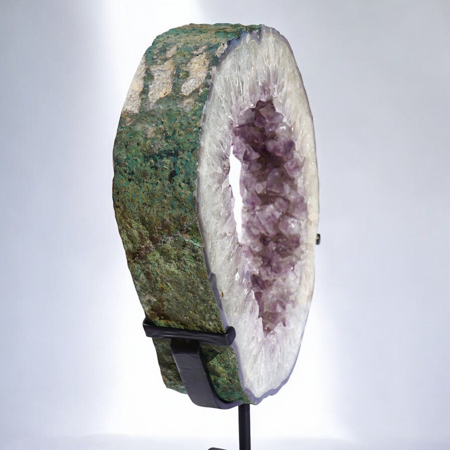 High Quality Brazilian Amethyst Crystal Portal with stand