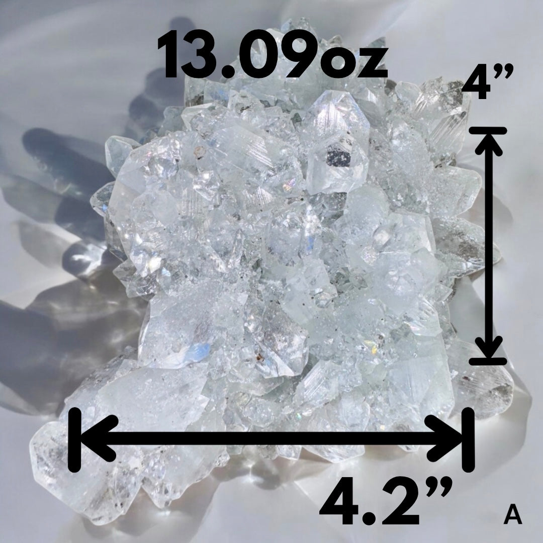 Rare Apophyllite Cluster – AAA Quality High Vibrational Crystal
