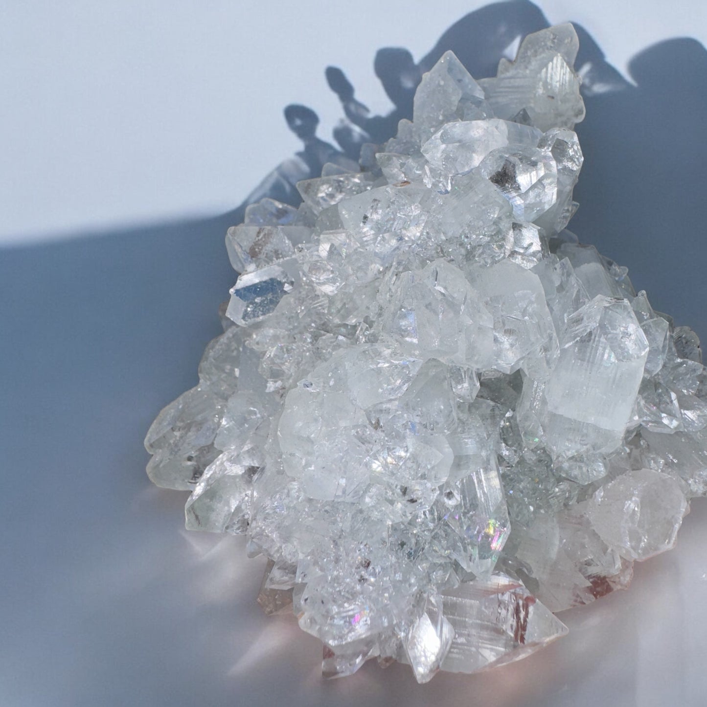 Rare Apophyllite Cluster – AAA Quality High Vibrational Crystal