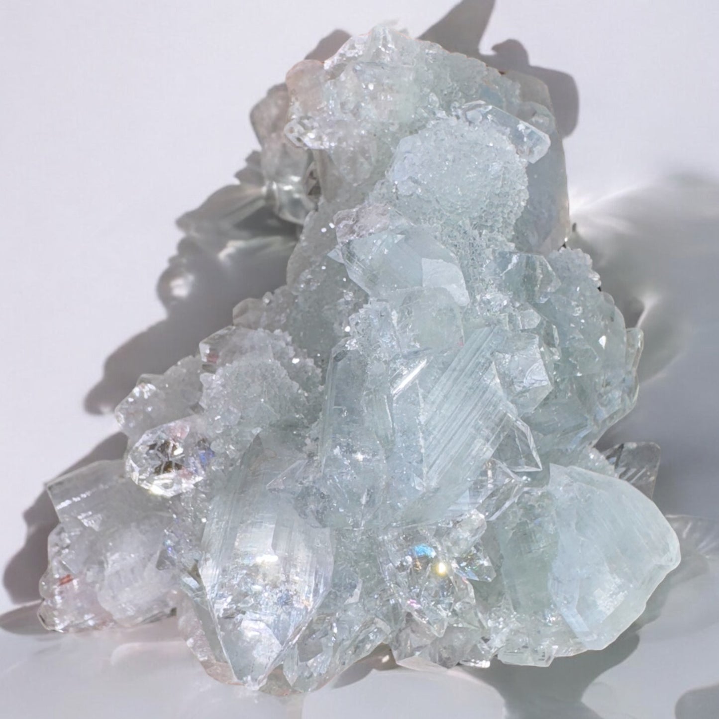 Rare Apophyllite Cluster – AAA Quality High Vibrational Crystal