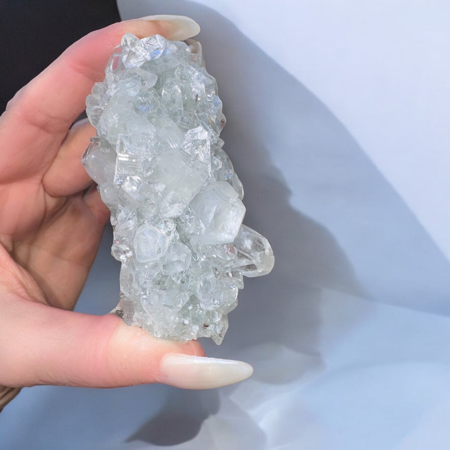 Rare Apophyllite Cluster – AAA Quality High Vibrational Crystal