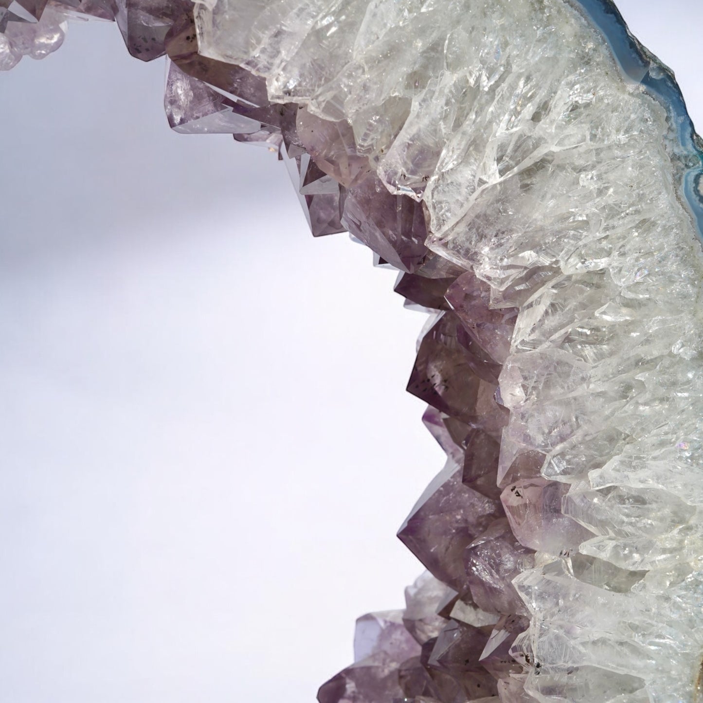 High Quality Brazilian Amethyst Crystal Portal with stand