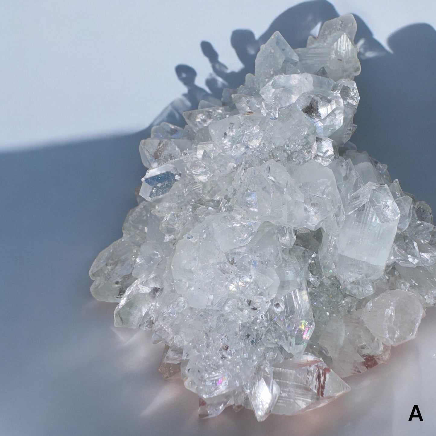 Rare Apophyllite Cluster – AAA Quality High Vibrational Crystal