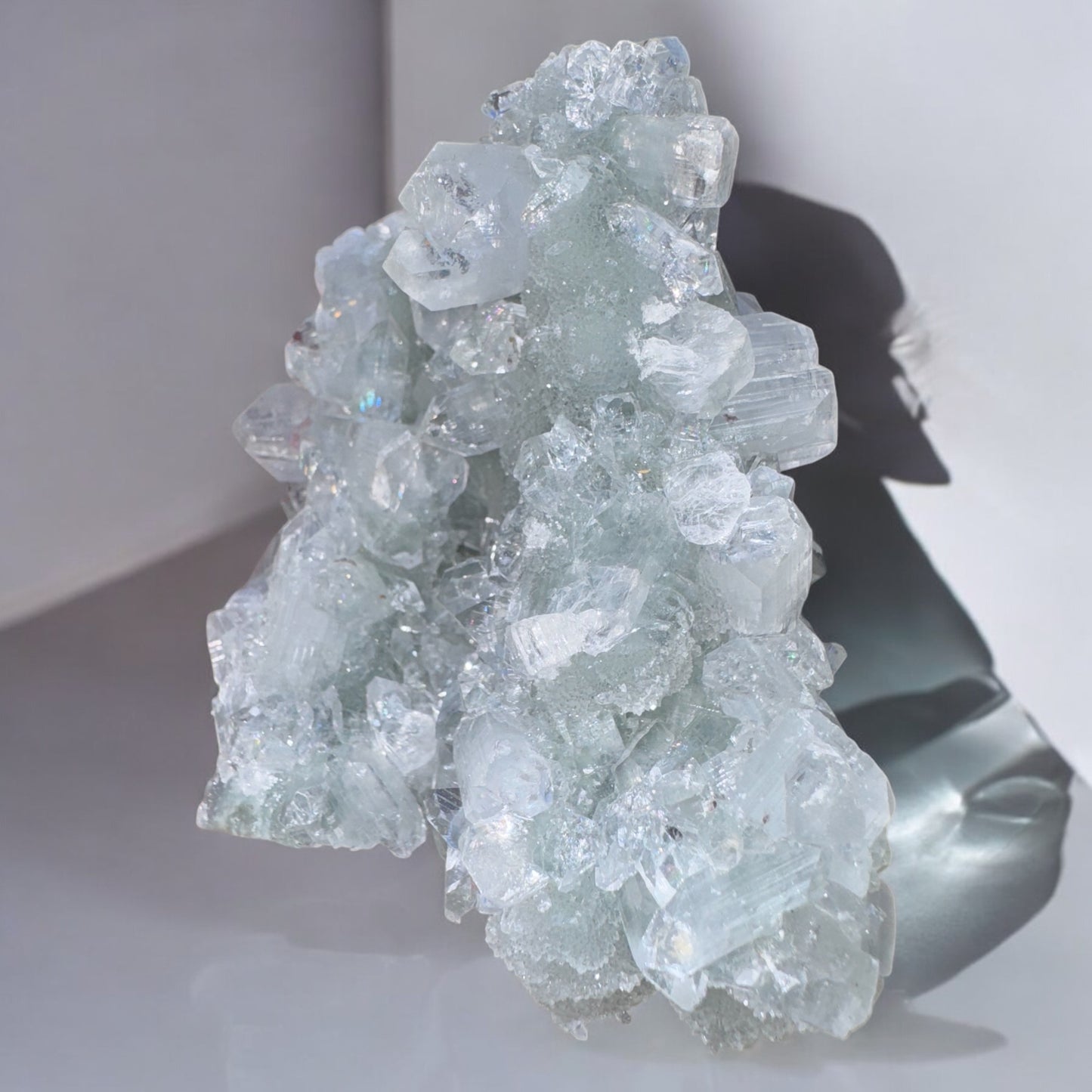 Rare Apophyllite Cluster – AAA Quality High Vibrational Crystal