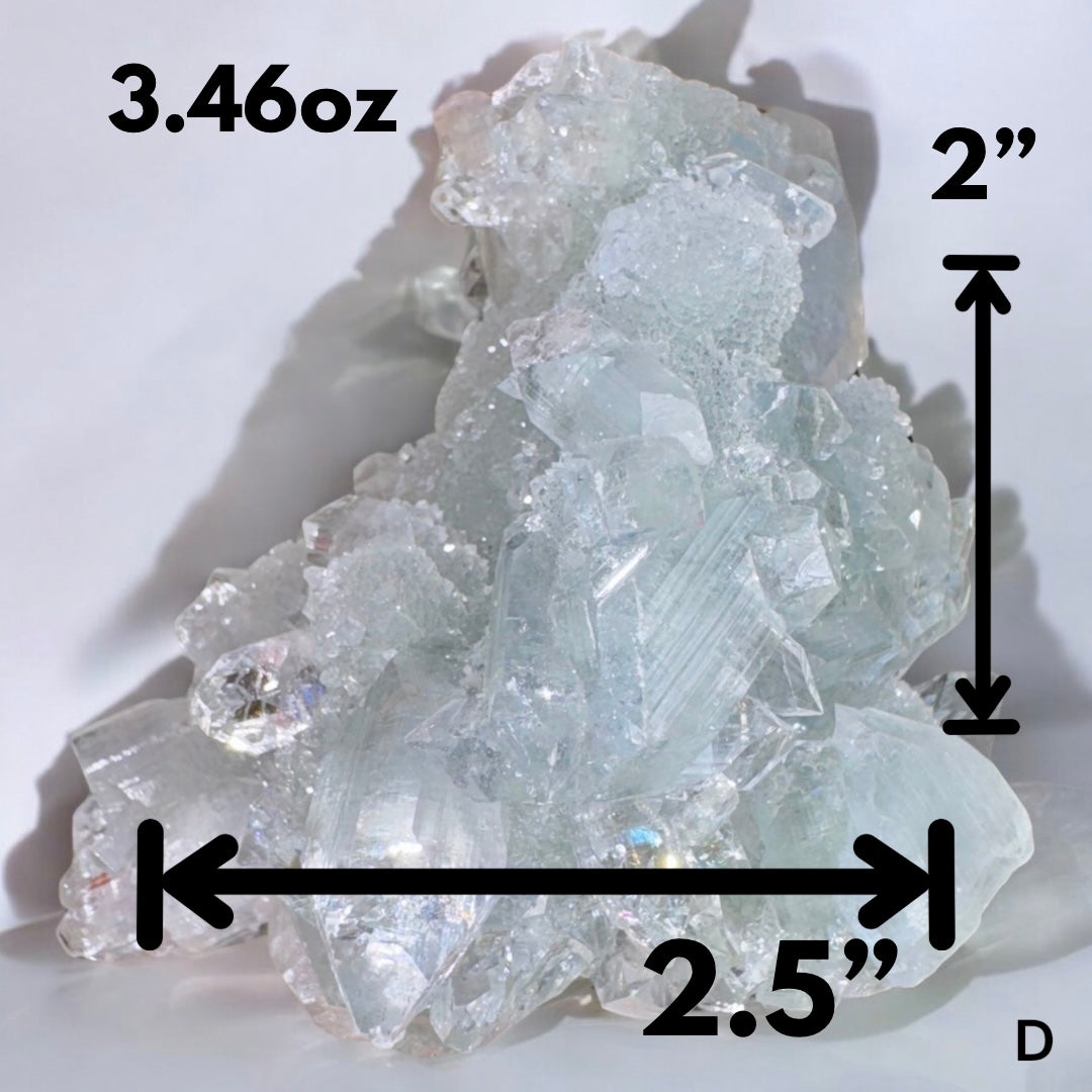Rare Apophyllite Cluster – AAA Quality High Vibrational Crystal