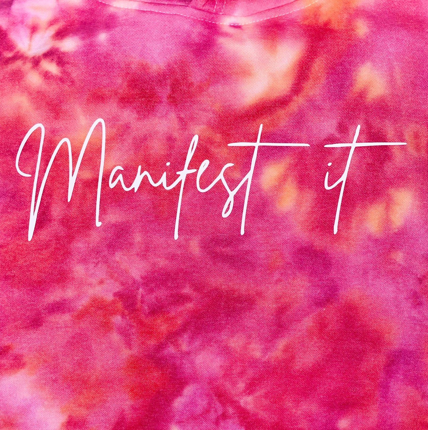 ‘Manifest it’ Hoodie Garnet