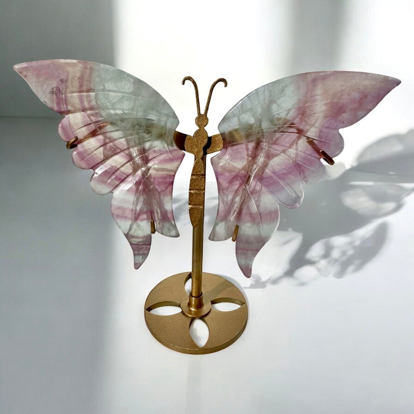 Fluorite standing Butterfly