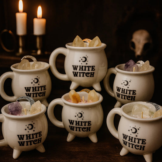 White Witch Cauldron