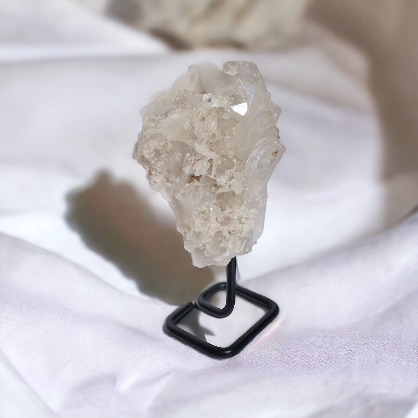 3.5 LB Clear Quartz on stand