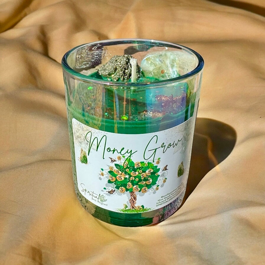 Money Grow Candle