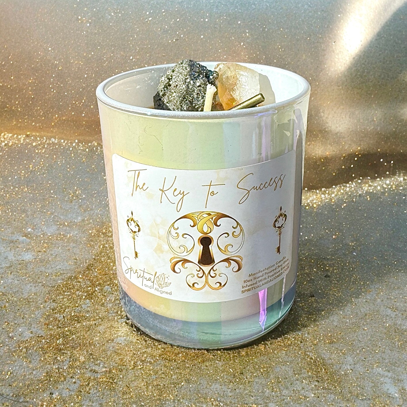 The Key To Success Candle