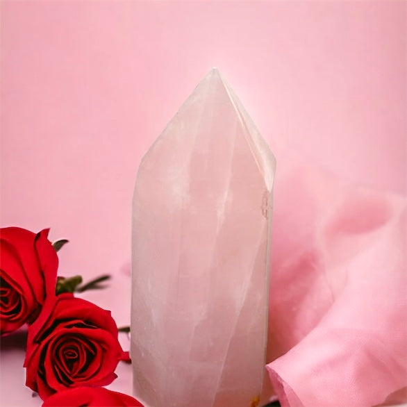 Lg Rose Quartz Towers