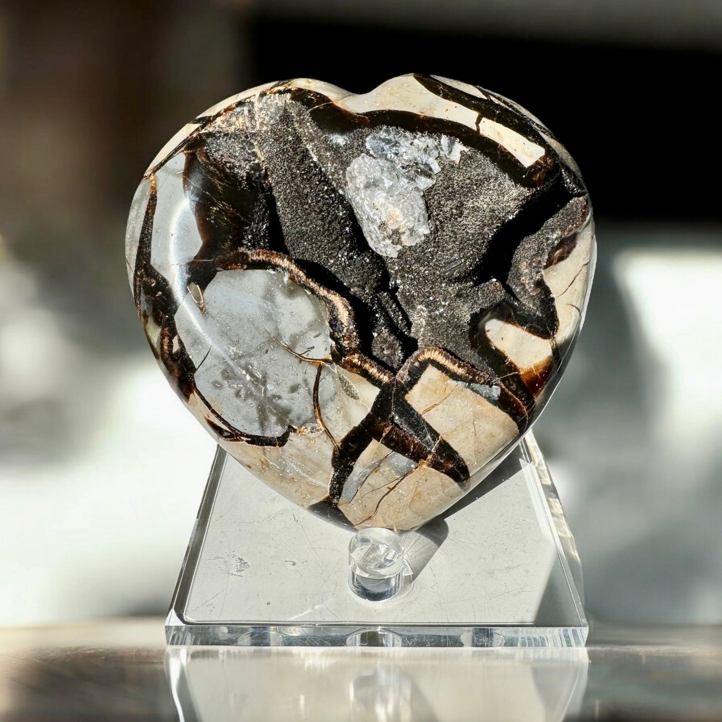 Septarian Heart