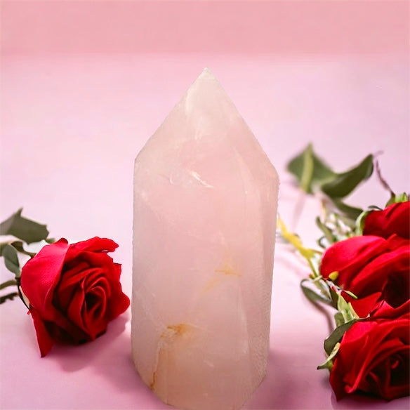 Lg Rose Quartz Towers