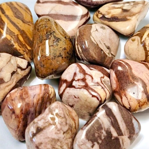 Zebra Jasper Tumbled Stone