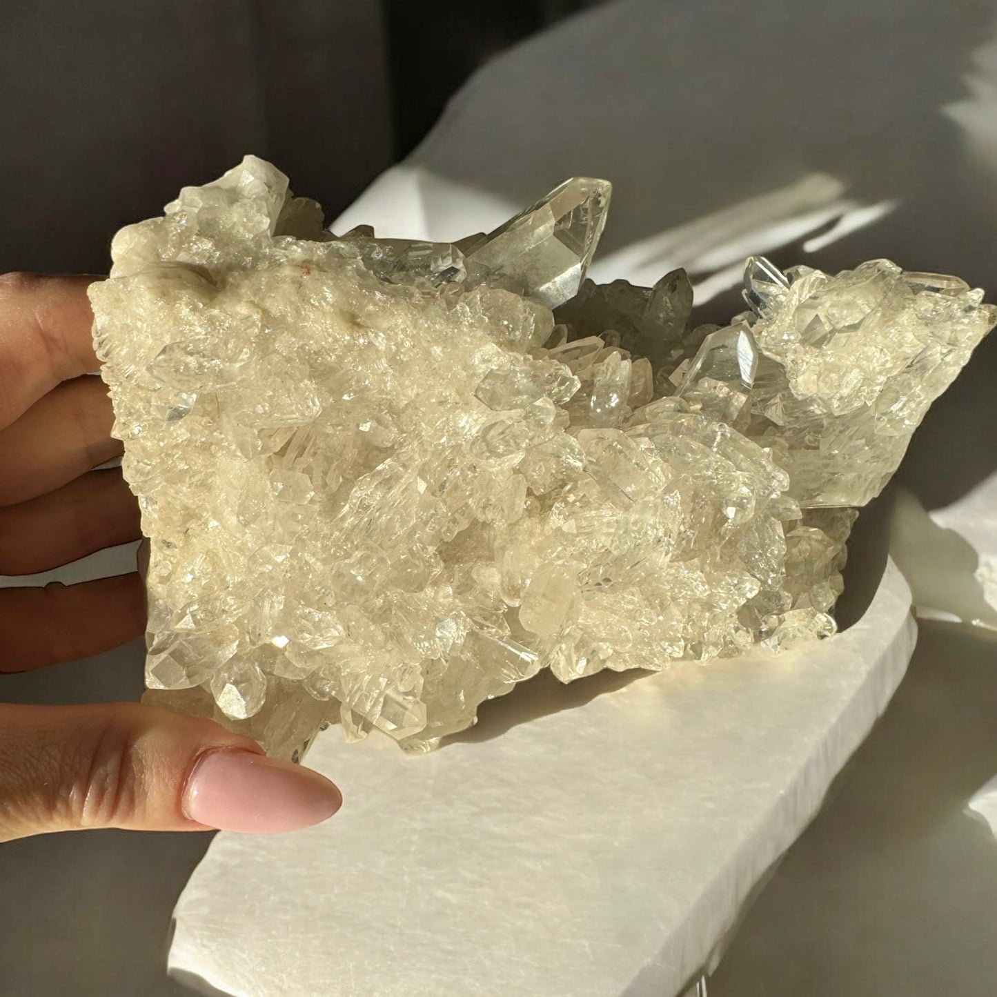 2.2lb Clear Quartz Cluster