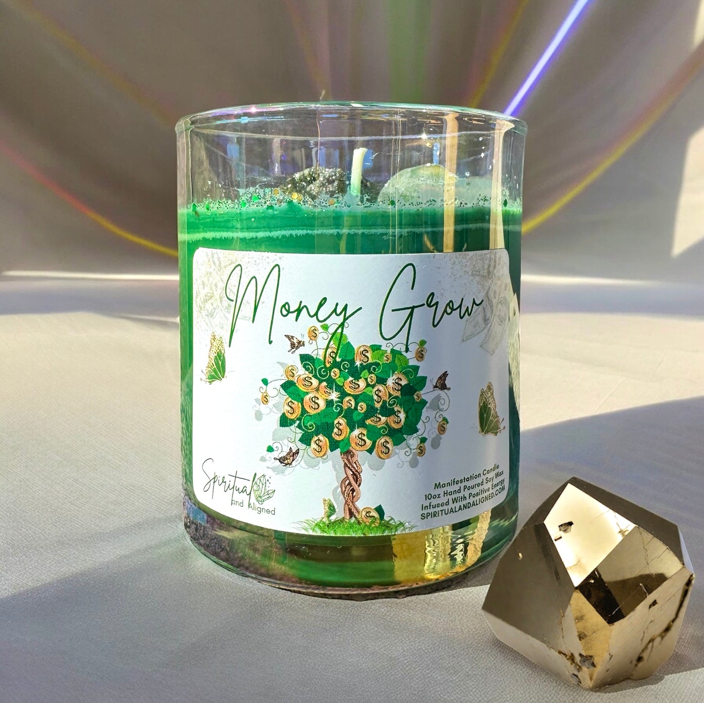 Money Grow Candle