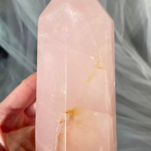 Lg Rose Quartz Towers