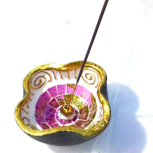 Mosaic incense holder