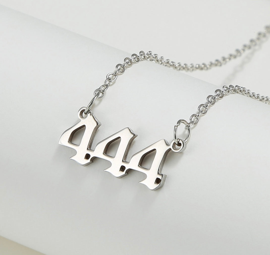 Angel Number 444 Necklace - Spiritual and Aligned