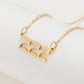Angel Number Necklace 222 - Spiritual and Aligned
